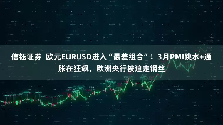 信钰证券  欧元EURUSD进入“最差组合”！3月PMI跳水+通胀在狂飙，欧洲央行被迫走钢丝